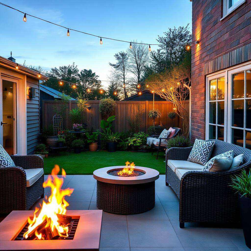 Patio & fire pit